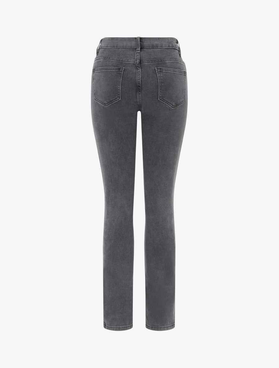 Jean skinny taille haute - Gris anthracite - 2