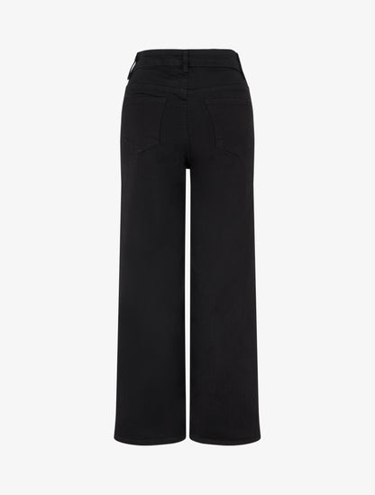 Jean uni coupe droite - Noir - 2