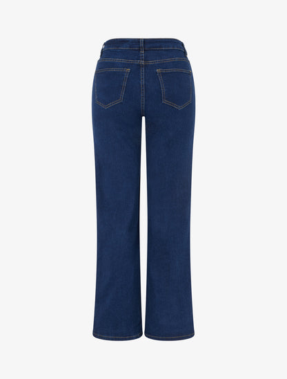 Jean wide leg classique - Bleu denim - 2