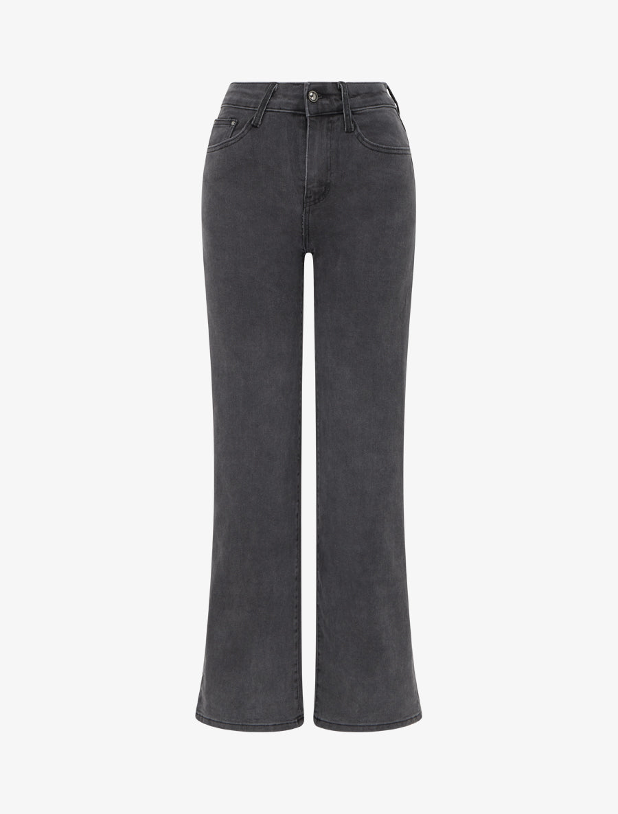Jean basique wide leg - Gris anthracite - 1
