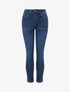 Jean skinny à poches à sequins - Bleu denim - 1