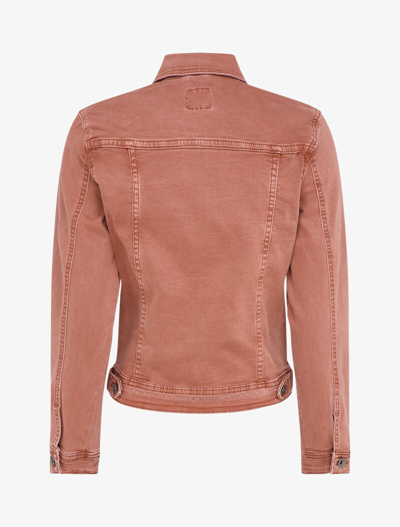 Veste en jean stretch - Vieux rose - 3