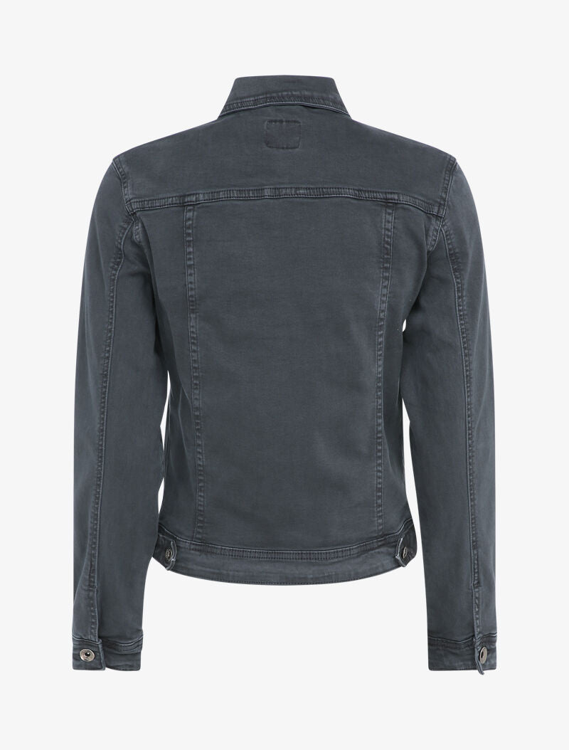Veste en jean stretch - Gris - 2