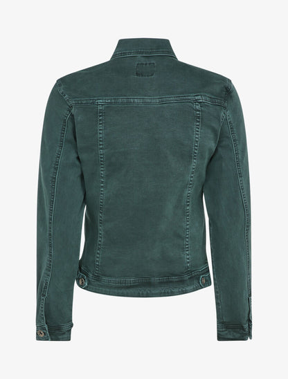Veste en jean stretch - Vert - 2
