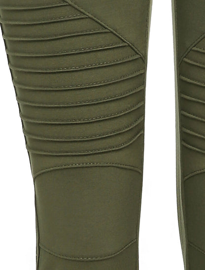 Legging à cuisses stylisées - Kaki - 3