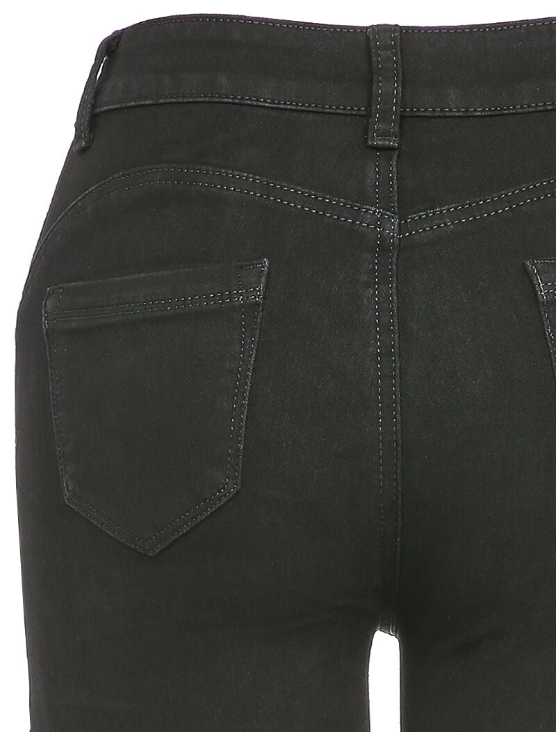 Jean ultra skinny à taille standard - Noir - 3