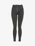 Jean skinny à taille volantée - Gris foncé - 1
