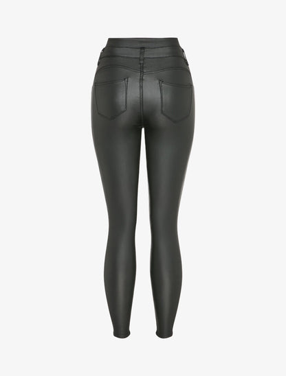 Jean skinny enduit - Noir - 2