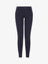 Pantalon ultra skinny à taille basse - Marine - 1