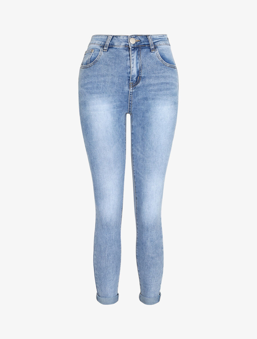 Jean push up retroussable - Bleu - 3