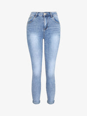 Jean push up retroussable - Bleu - 3