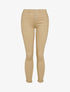 Jean slim à boutonnière - Beige - 1