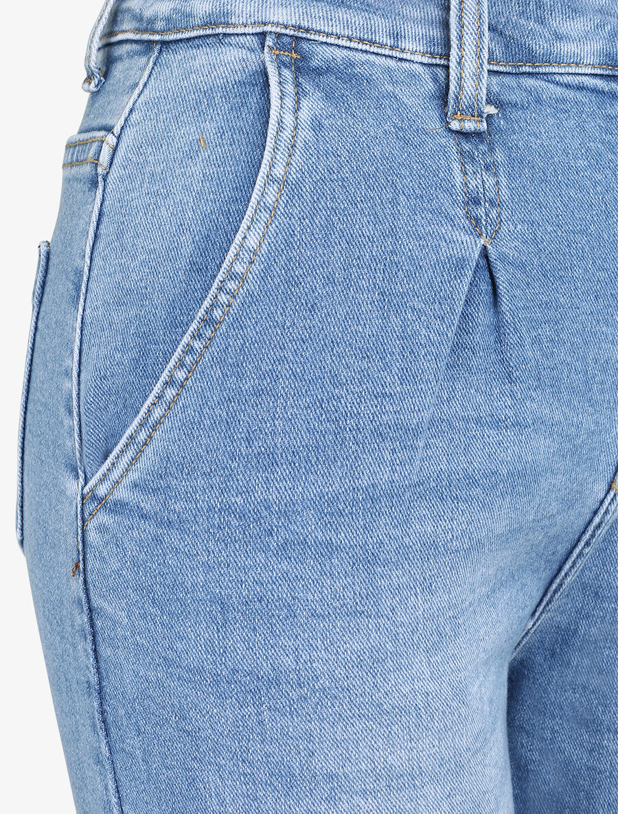 Jean mom fit légérement délavé - Denim clair - 3