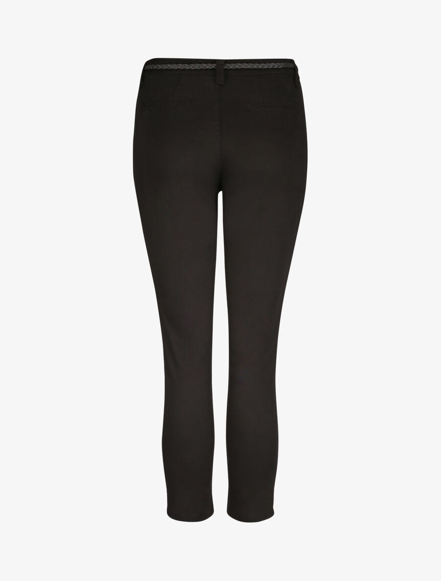 Pantalon 7/8 à revers - Noir - 2