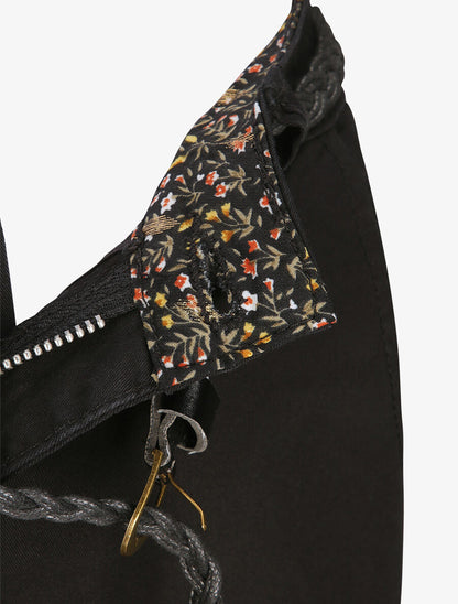 Pantalon 7/8 à revers - Noir - 3