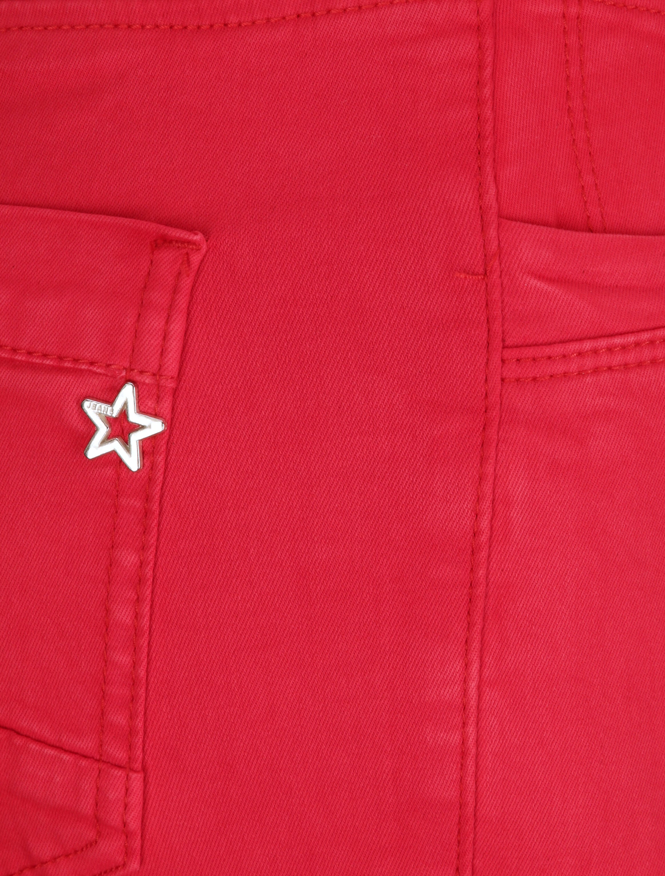 Pantalon droit uni - Rouge - 3