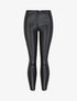 Pantalon slim en simili - Noir - 4