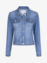 Veste en jean droite - Bleu clair - 1