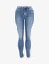 Jean skinny légèrement délavé - Bleu denim - 1