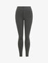 Pantalon stretch skinny à taille haute boutonnée - Gris foncé - 1