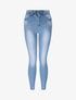 Jean slim taille standard élastiquée - Bleu - 4