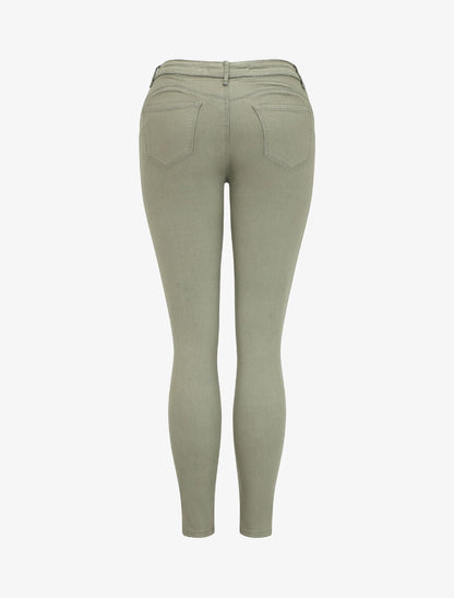Jean slim uni push up - Kaki - 2