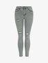 Jean push up déchiré - Gris - 4