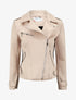 Veste style perfecto effet daim - Rose clair - 1