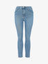 Jean slim à taille haute - Bleu denim - 1