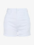 Short en jean à ourlets - Blanc - 5