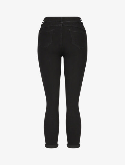 Jean slim push-up - Noir - 2