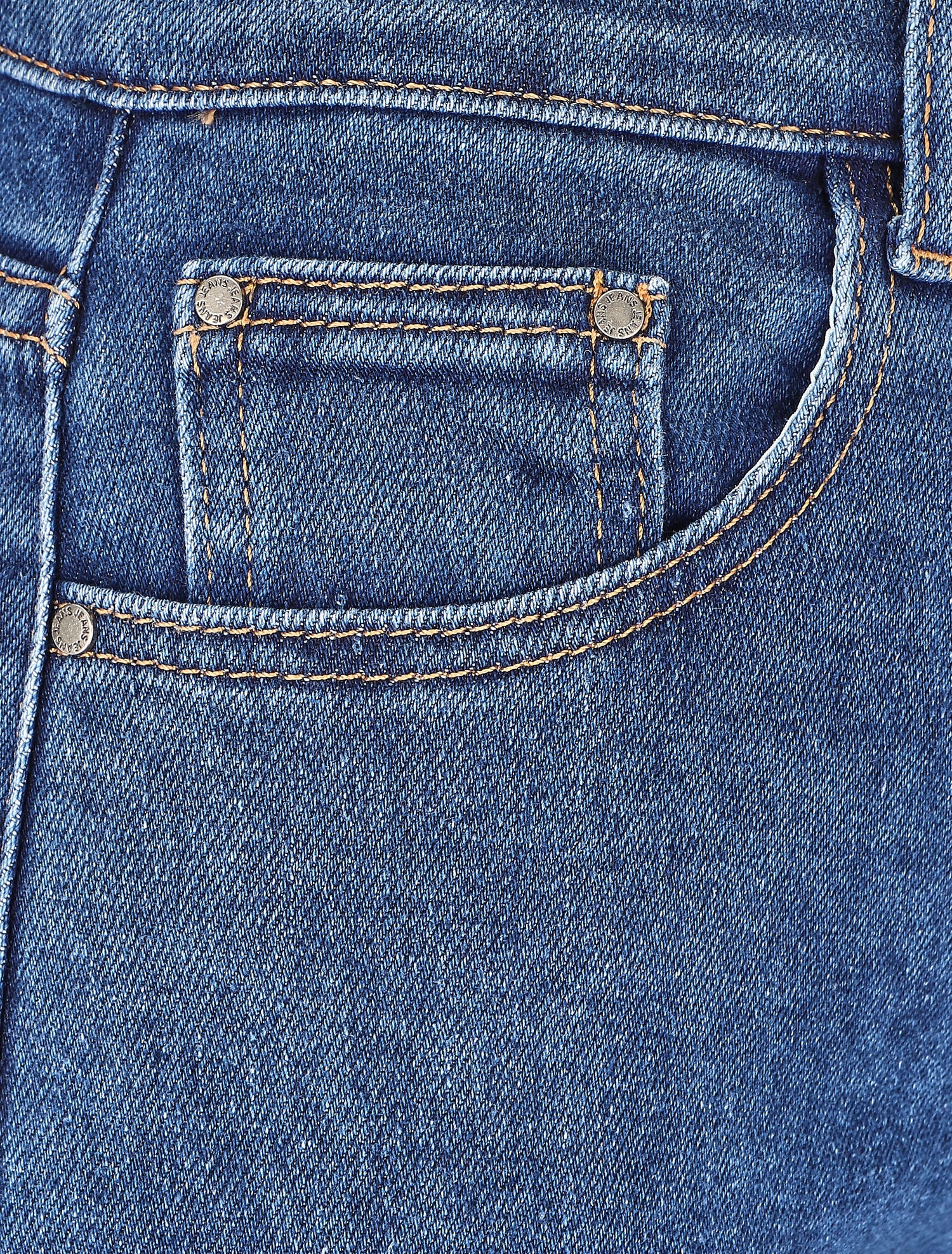 Jean mom fit à revers - Bleu - 3