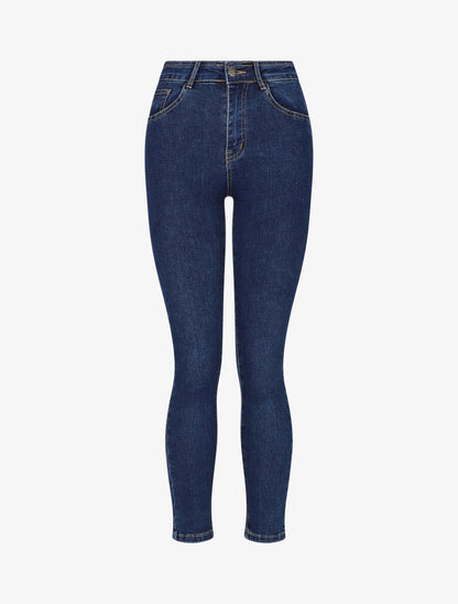 Jean slim push up - Bleu - 4
