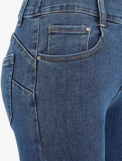 Jean push up coupe skinny - Bleu - 3