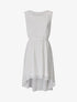 Robe à dos ouvert en dentelle - Blanc - 1