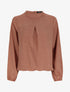 Blouse à motifs géométriques - Rouge - 4