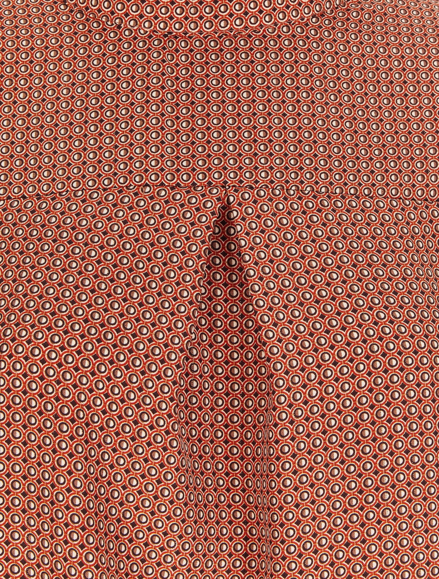 Blouse à motifs géométriques - Rouge - 3