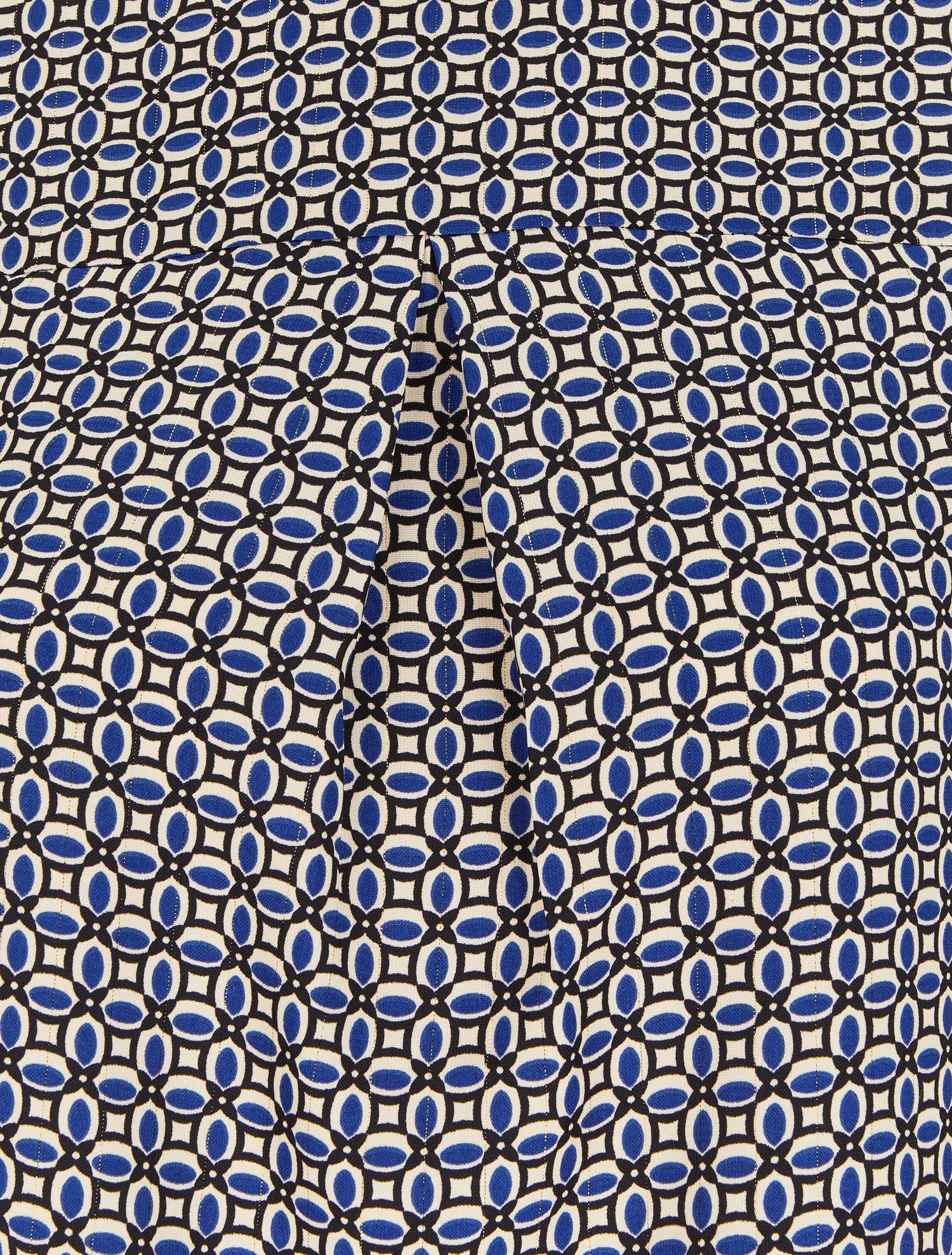 Blouse à motifs graphiques - Bleu - 3