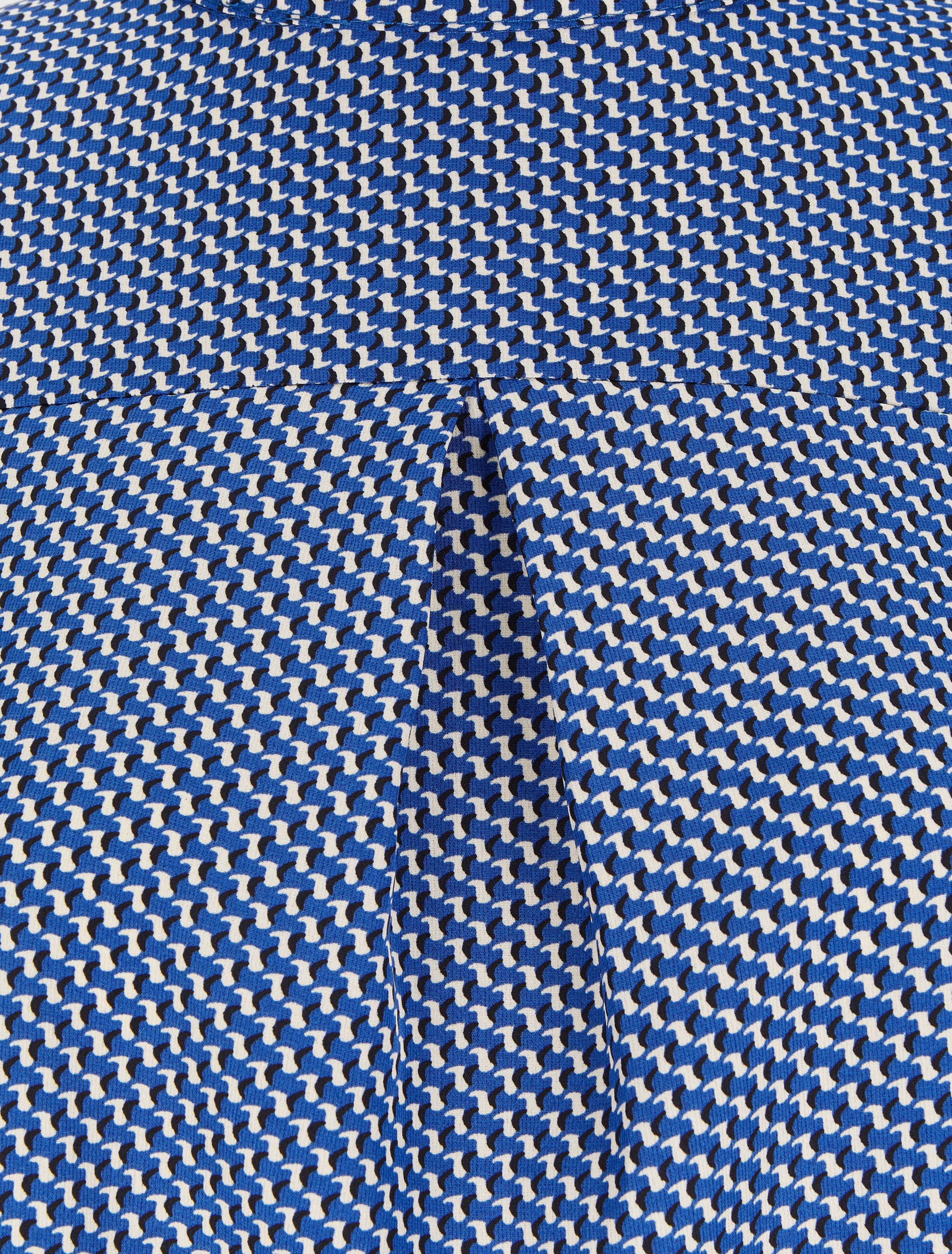 Blouse à imprimé graphique - Bleu - 3