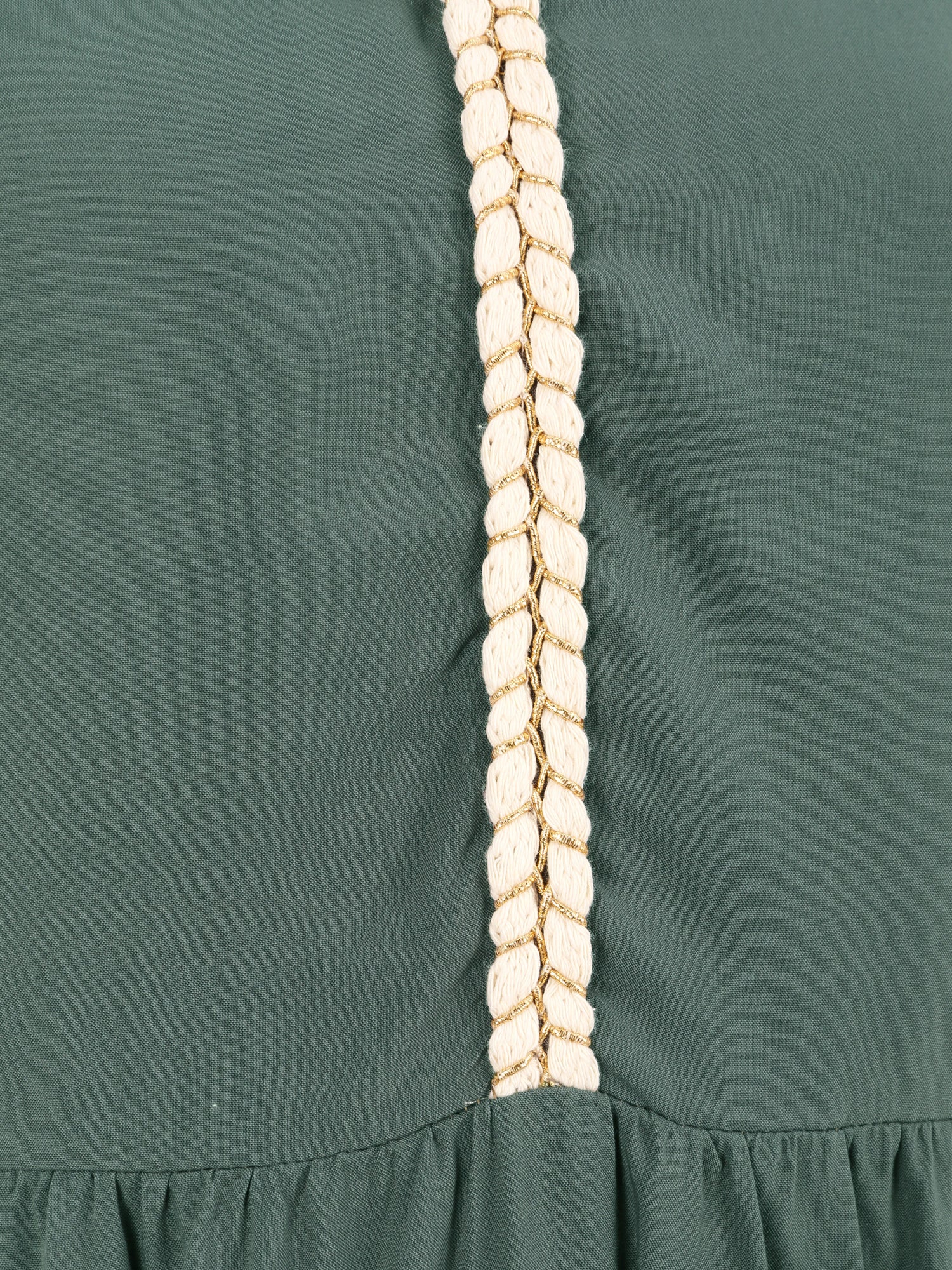 Robe à bretelles style cordes - Kaki - 3