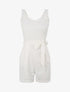 Combishort fluide unie - Blanc - 1