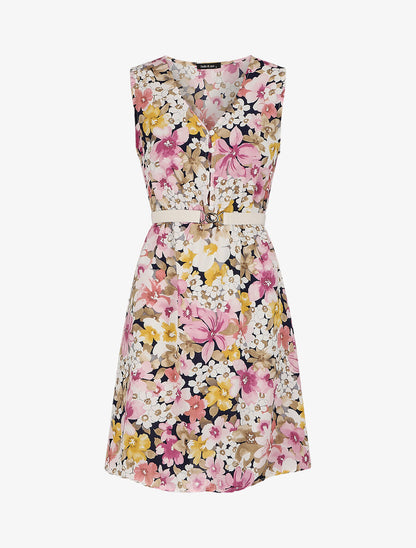 Robe patineuse imprimé fleurs d&