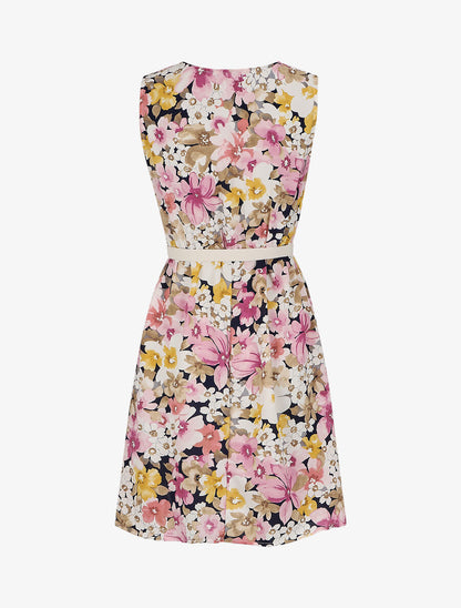 Robe patineuse imprimé fleurs d&