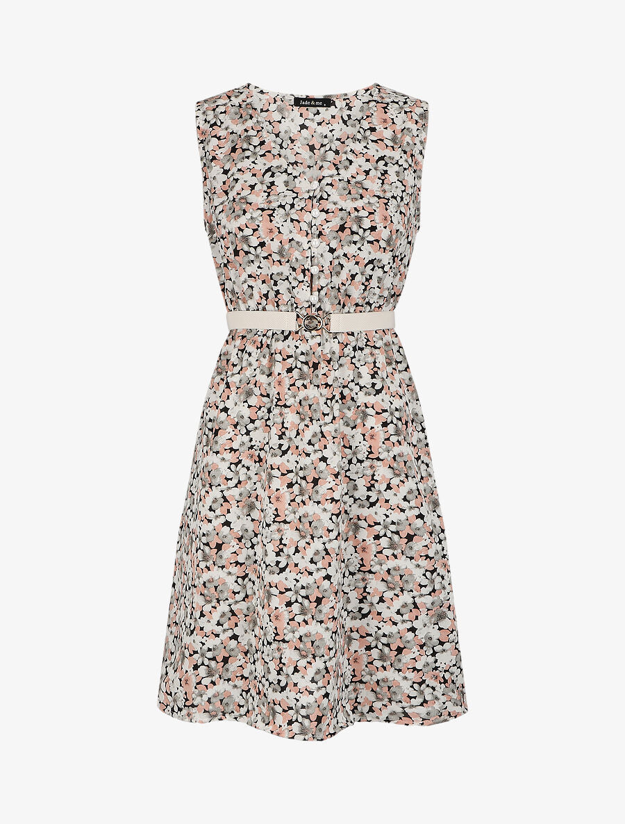 Robe patineuse imprimé fleurs d&