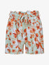Short fluide motifs pétales de roses - Vert amande - 1