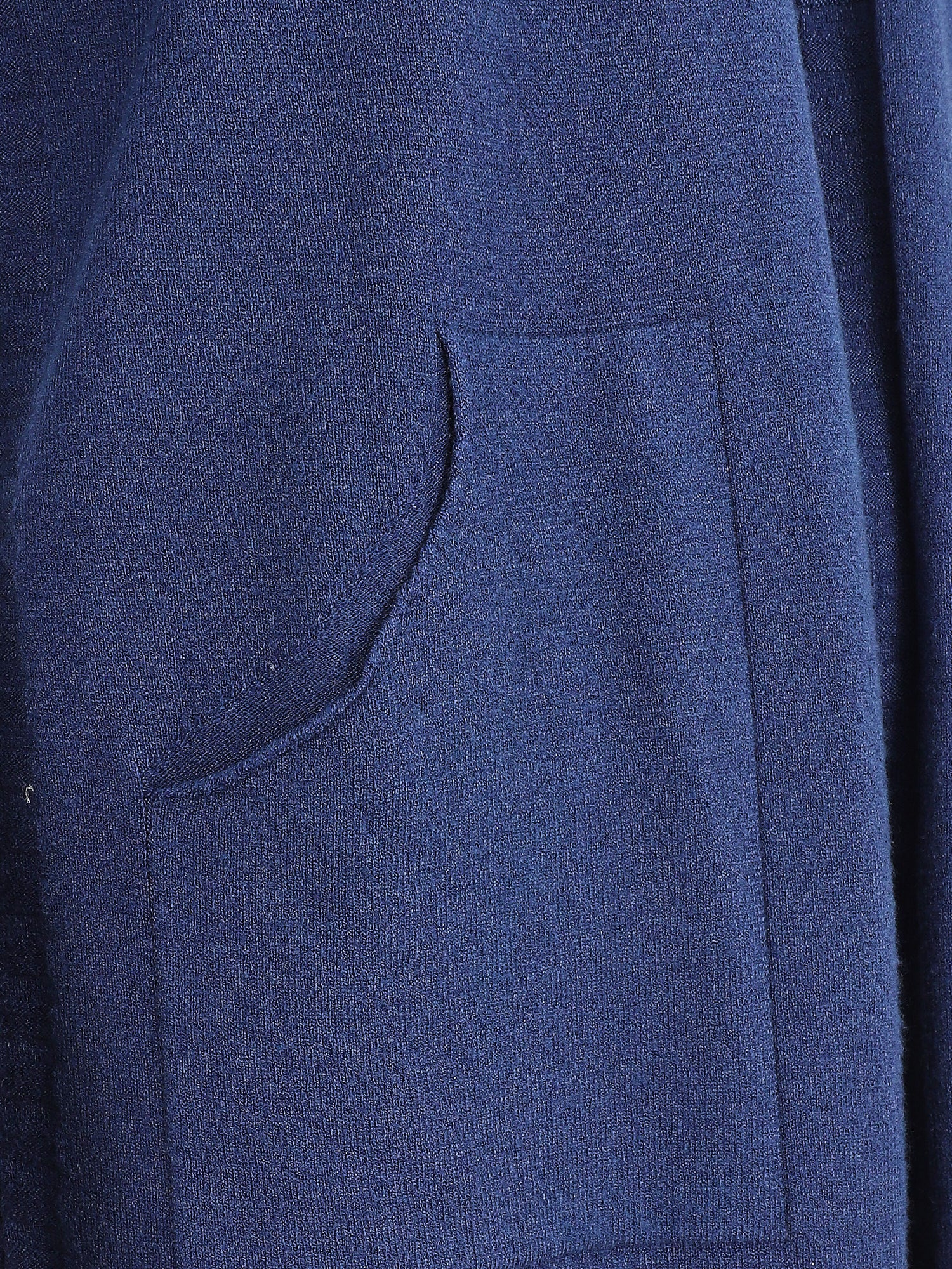 Gilet mi-long à manches longues - Bleu - 3