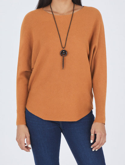 Pull uni col bateau - Camel - 4