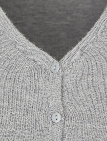 Gilet classique col V - Gris - 3