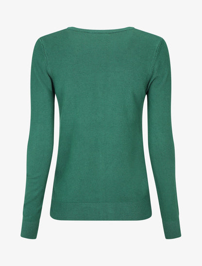 Gilet classique col V - Vert - 2