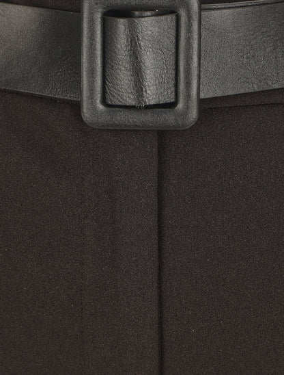 Pantalon ample taille haute - Noir - 3